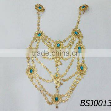 2012 new fashion necklace set,african jewelry with rhinestones and crystal