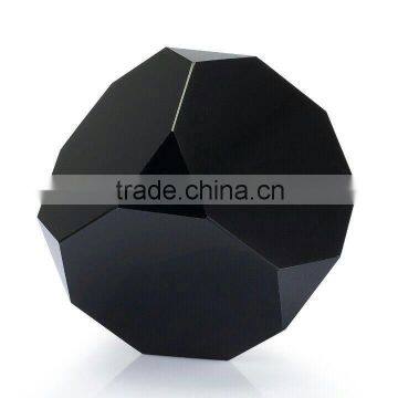 2015 New Product! Natural Obsidian Crystal Cube Cut Off the Corners/ Obsidian Crystal Polyhedron