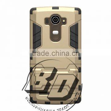 Popular Armor Rugged Kickstand Shockproof Steel Small Kickstand Case TPU+PC 2 in 1 Case For LG G4 Hard Case Lowest Price photo-4