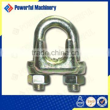 ZINC PLATED A TYPE MALLEABLE CAST WIRE ROPE CLIP