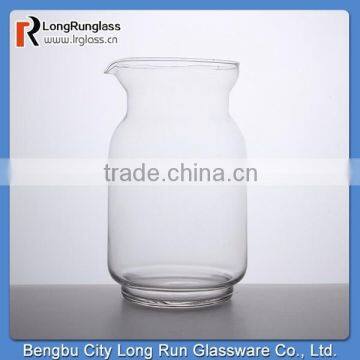 LongRun deli design thick clear homeuse glassware water glass containter hot sale