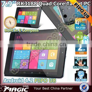 PiPo U8 7.9 inch shenzhen tablet pc manufacture factory