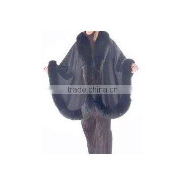 Elegant Pashmina Fur cape Shawls