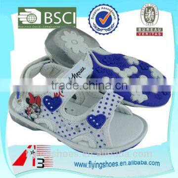 high quality sports kids fancy sandals with mickey mouse flower
