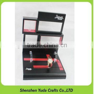 Vertical L Shaped MDF Holder Wood Watch Display Stand photo-3