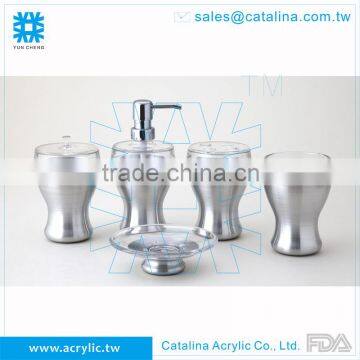 Tooth Brush, Set or Separate of Tumbler Cotton Jar Lotion Dispenser Soap Dish Toothbrush holder Acrylic Bathroom Accessory