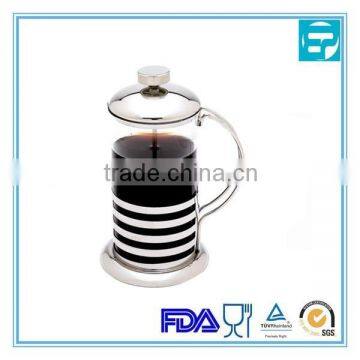 Stainless Steel Borocilicate Glass french press 350ml