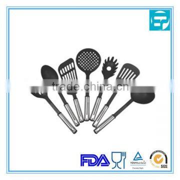 Stainless steel kitchen utensils with nylon