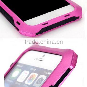 Aluminum Alloy + Silicone Hybird Armor Rugged Shockproof Phone Case photo-6
