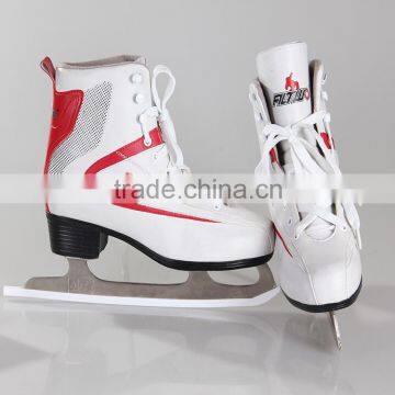 ICE Figure Skates women style stainless steel non-adjustable ice skates