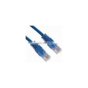 4XEM 6FT Cat5e Molded RJ45 UTP Network Patch Cable (Blue)