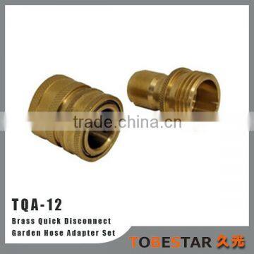 High Pressure Washer Brass Quick Disconnect Garden Hose Adaptor Set