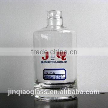 2016 New Item Crystal Glass High White Vodka Glass Bottle 500ml/750ml/1000ml