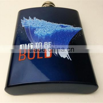 8 OZ 230ML Water Transfer Printing Full Color Customized Hip Flasks