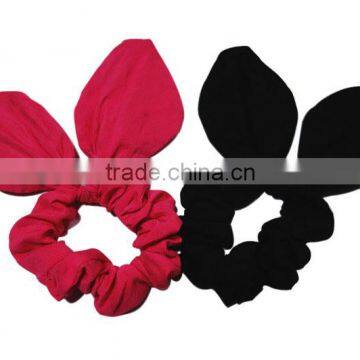 cute cotton scrunchies with rabbit ears