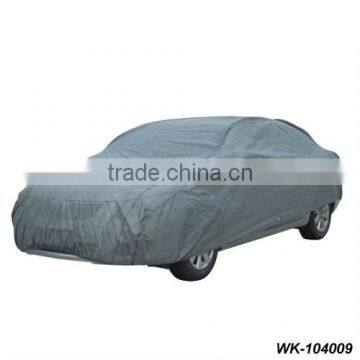 cheap waterproof oxford coated silver car cover