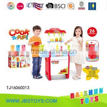 Girls pretend play set kitchen table toy set tj16060013