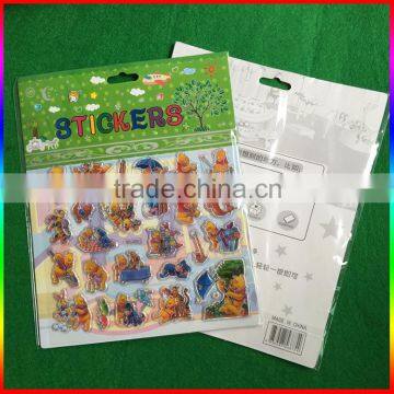 Embossed PVC Cartoon Stickers/Winnie PVC Stickers photo-3