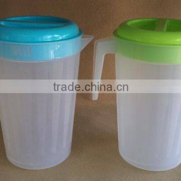 Plastic water pitcher with lid and handle 4L Water jug 4L juice jug #TG20547