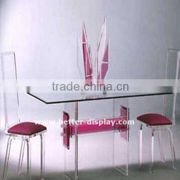 high quality red acrylic dining chairs