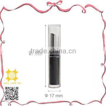 8cm simple type transparent outer cover empty plastic lipstick