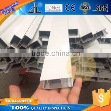 Hot! Powder coating white modern sliding window grill design flexible channel strip aluminium profile