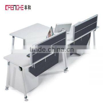 Modern fashion office furniture desk for 2 person partition
