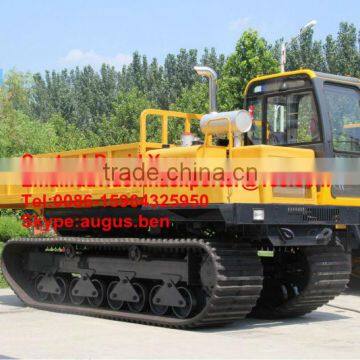 full rubber dumper in stock self-dumping crawler dumper