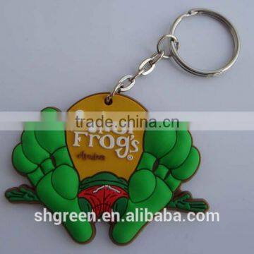 Cartoon 3D Silicone Rubber Keychain