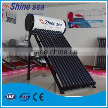 200l Compact pressurized solar water heater with changeable frame