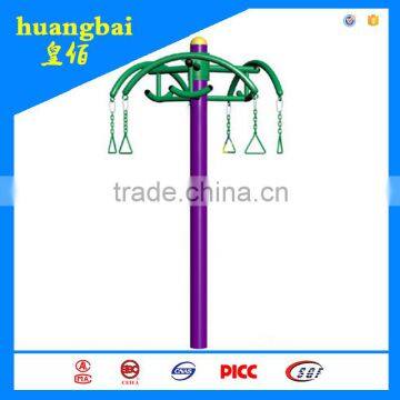 Hot outdoor exercise equipment elderly double pull up stand for park