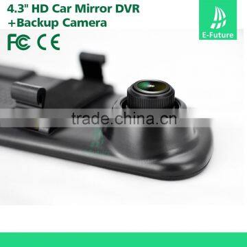 Manufacture 4.3" Blue Glass 1080P Rearview Mirror Car Camera photo-3