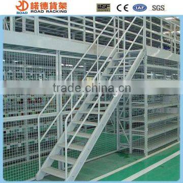 Steel mezzanine storage shelving racking