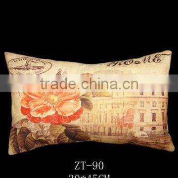 Custom Printing Accept Nature Linen Material Car Seat Cushion photo-3