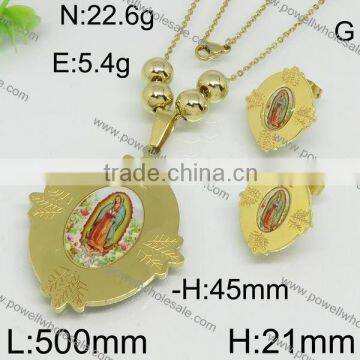 Hot Styles Stainless Steel Gold Filled Jewelry Set From China