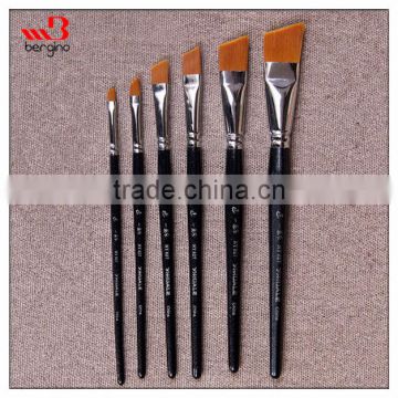 Short handle oil paint and acrylic paint brush set