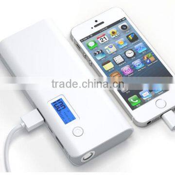 new design dual usb partable power bank 10400mah / mobile power bank