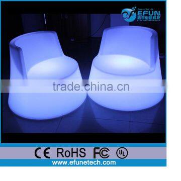 modern design rgb color led light table and chairs set, led chairs for bar table