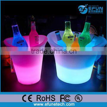 remote control rgb color party furniture bar light up ice bucket led drink tub