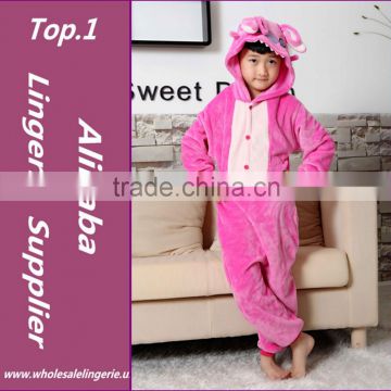 Children Pink stitch Onesie Pajamas Unisex Cosplay Anime Costume Onesie Kids pajamas