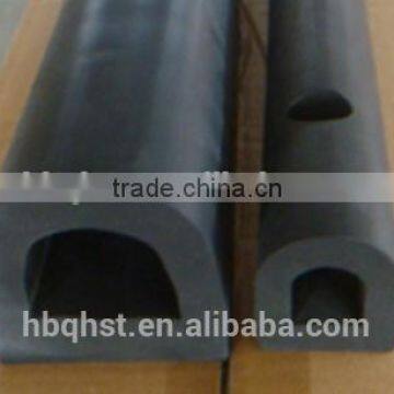 Anti collision epdm hard rubber fender/rubber damping sealing strip