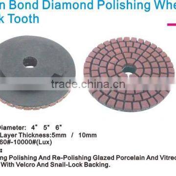 Diamond Polishing Wheel with Block Tooth --- CTAQ