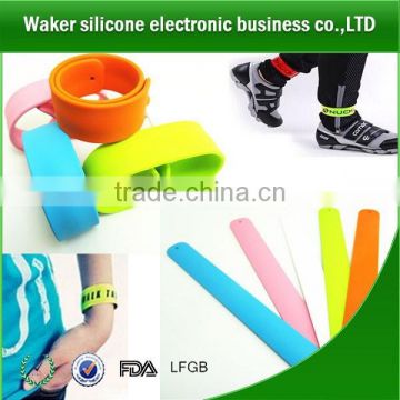 silicone slap band /cheap custom slap bracelets/bracelet wristband factory