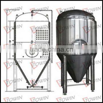 Factory Price Stainless Steel Conical Beer Fermenter Tank For Sale