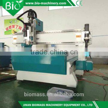 China Jinan Biomass supply different working area and multi spindles wood cnc router for you