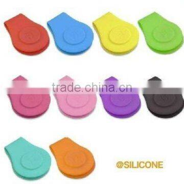 Cute Mini Silicone Magnetic Bill Clip