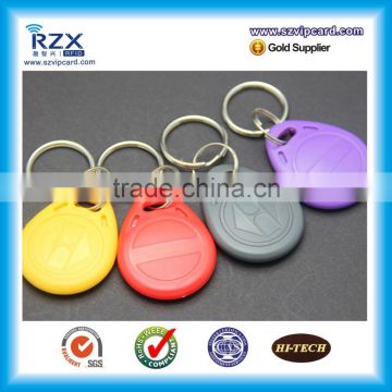 waterproof 125khz custom rfid keyfob with TK4100/EM4100/EM4102 chips