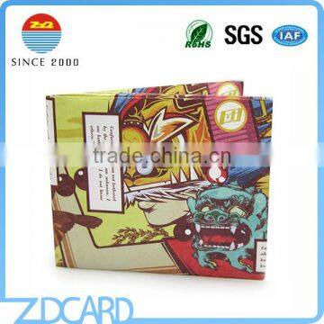 Funy Design Washable Craft Rfid Blocking Paper Wallet