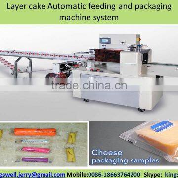 Layer cake Automatic feeding and packaging machine system