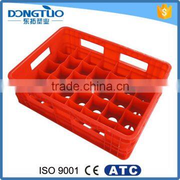 High quality plastic bottle crate, plastic crate for bottles